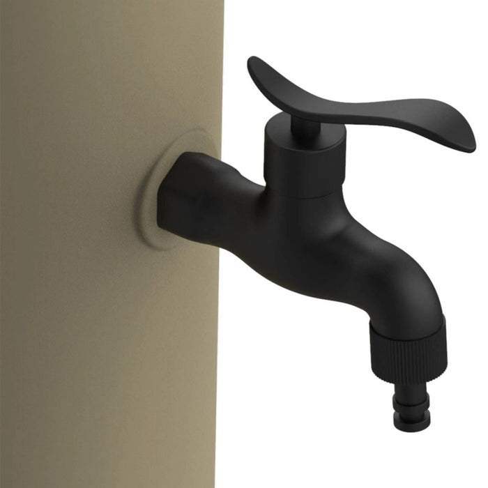 Fontana da Giardino con Rubinetto e Secchiello Sined Tritone Tortora