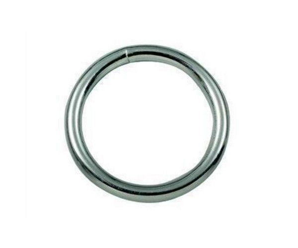 Vigor-Blinky Anelli Saldati Zinco-Cromati 100 Pezzi Filo 5mm Foro 35mm