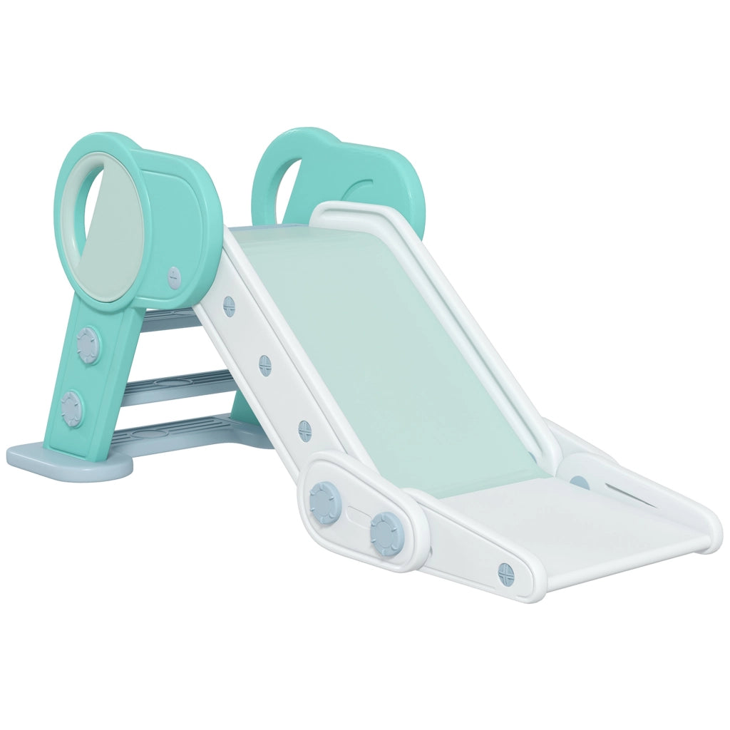 EasyComfort Scivolo per Bambini Pieghevole in Plastica Età 18 Mesi-3 Anni, 102x53x53cm, Verde