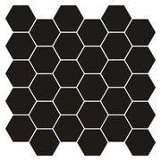 Piastrella Esagonale 20 pcs Nero 30 x 30 cm Poliuretano e PET 42046232