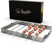 Set di griglia a gas in acciaio inossidabile per barbecue - 6 pezzi da 31 cm