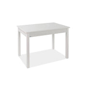 Tavolo rettangolare Firenze 110x70 colore bianco frassinato