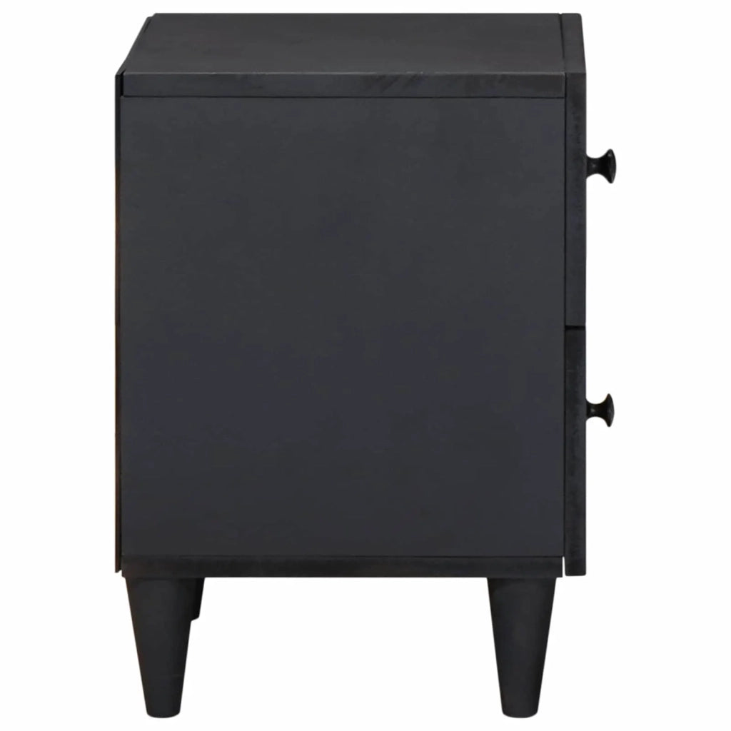 Comodino Marrone 40 x 33,5 x 46 cm Legno di mango massello