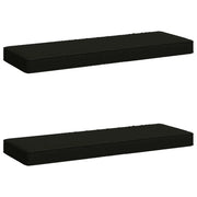 Cuscini per Panchina a 2 Pezzi VUGHT 2 pcs 100% Poliestere Nero 950371