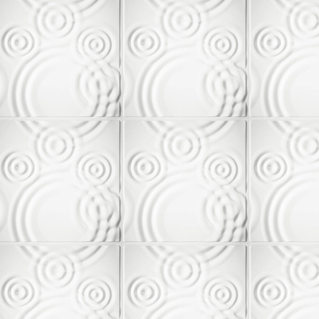 RAIN DROPS - Pannello per parete in PVC a rilievo 3D - 59,5cmX59,5cm