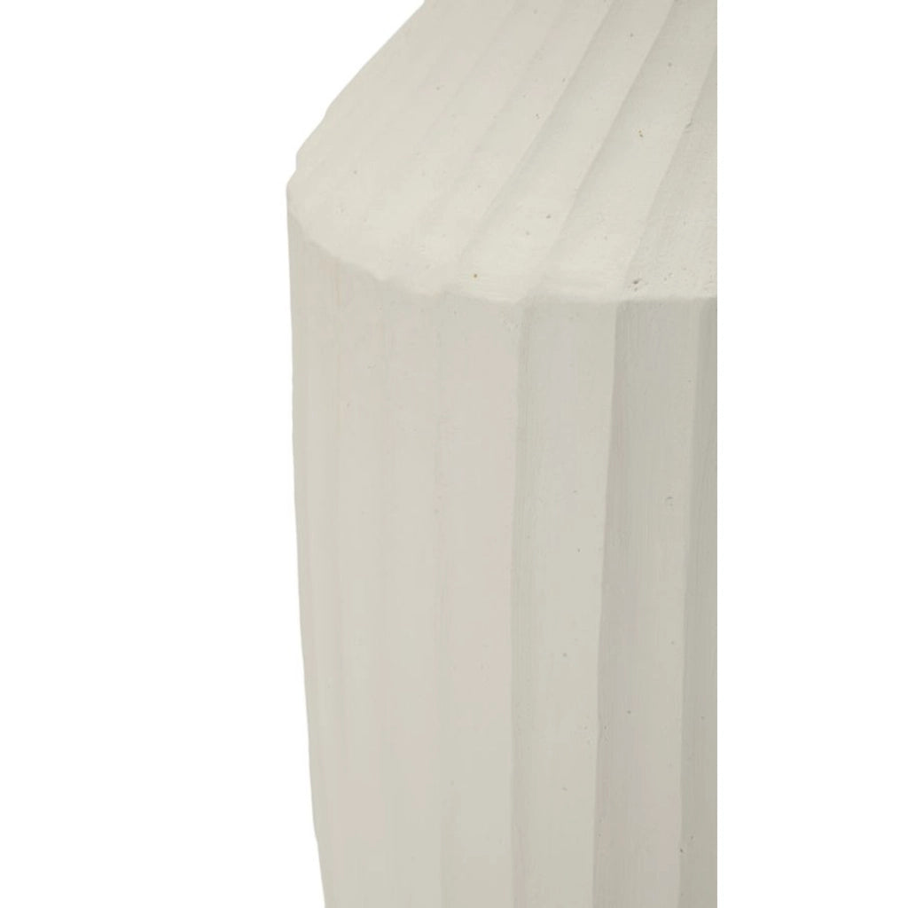Vaso Decorativo VKH816, Beige, Poliresina, 28,5x28,5x50,5 cm