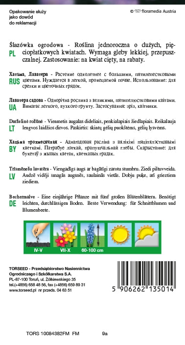 Malva - Lavatera trimenstris mix 2g