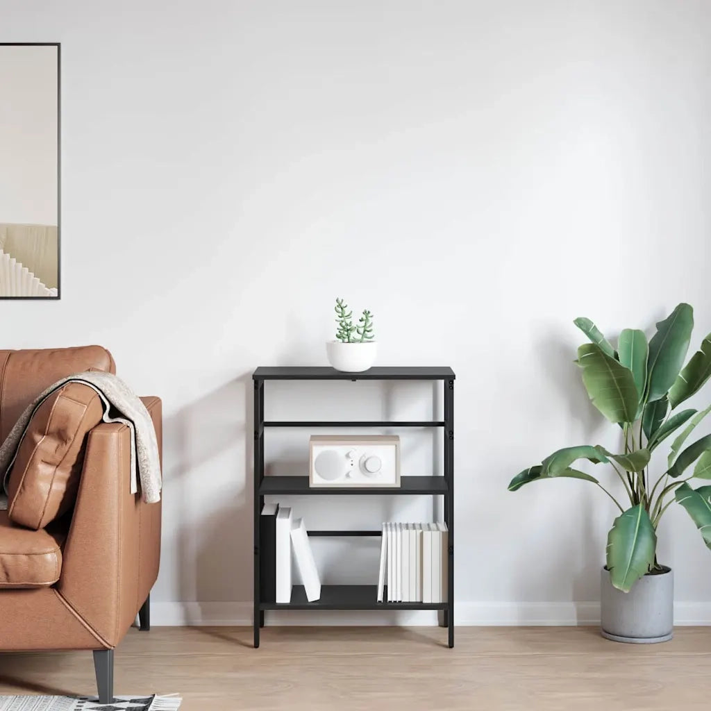 Libreria Rovere Nero 60 x 29,5 x 81 cm Legno multistrato 883916