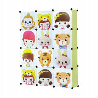 Armadio Salvaspazio Cameretta 36x110x146 cm Ideale per Vestiti e Giocattoli