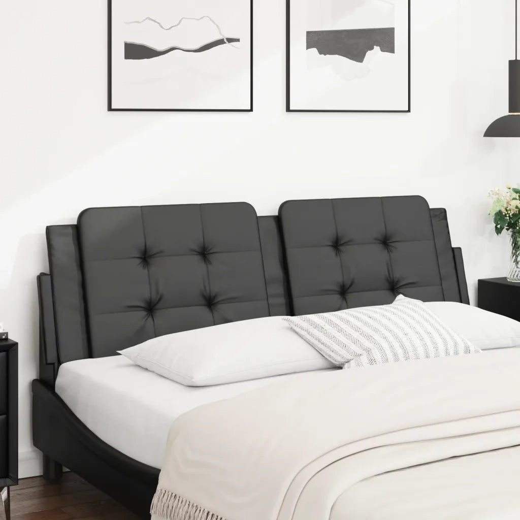 Cuscino Testiera Zadar Nero 160 cm in Similpelle CFW9481673