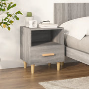 Comodino Grigio Sonoma 40x35x47 cm cod mxl 31297