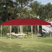 Tenda per feste a pop-up 575 x 290 x 245 cm Borgogna