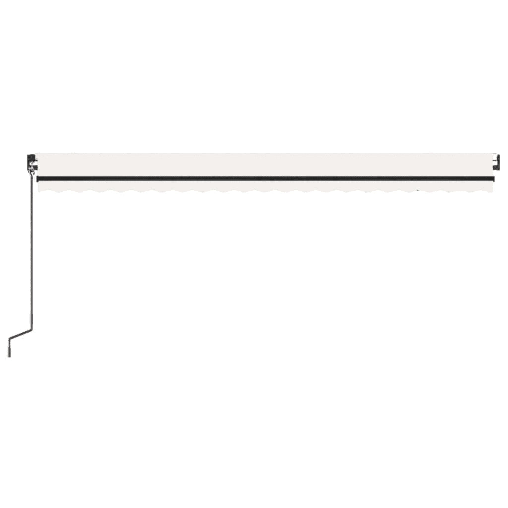 Tenda Automatica con Sensore Vento e LED 500x300 cm Crema 3069152