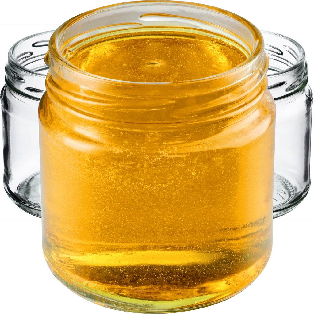 KADAX 10 barattoli da 200 ml per miele, marmellata, conserve in vetro Fi 66