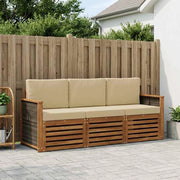 Set divani 3 pz Legno di Acacia Massello 3383959