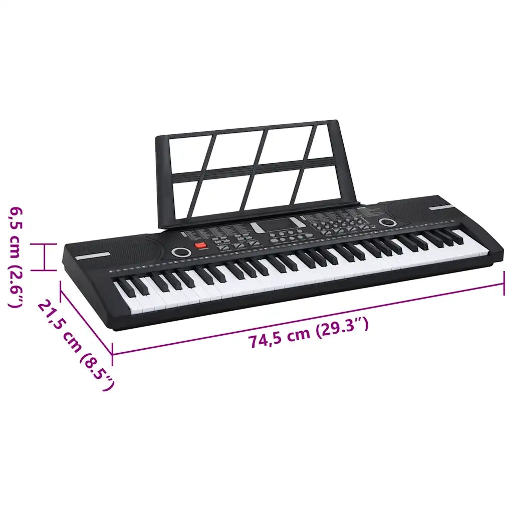 Tastiera Elettrica per Pianoforte a 61 Tasti Leggio per Bambini 4103507