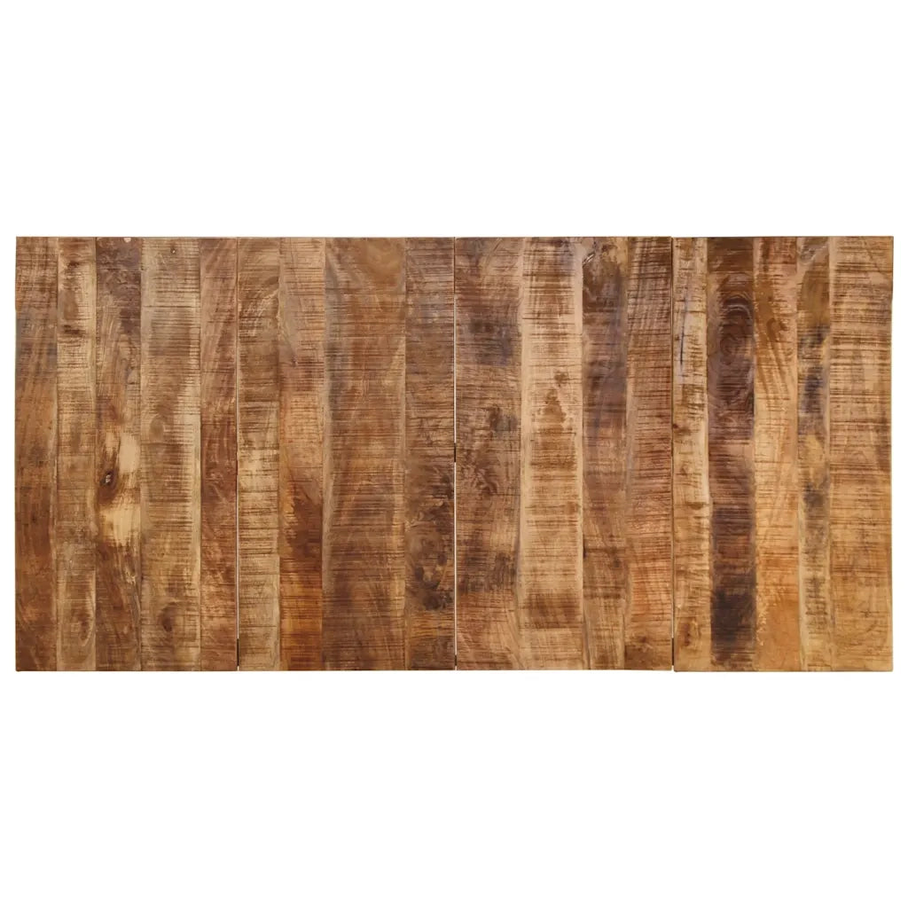 Tavolo da Pranzo 200x100x75cm in Legno Massello di Mango Grezzo 373607