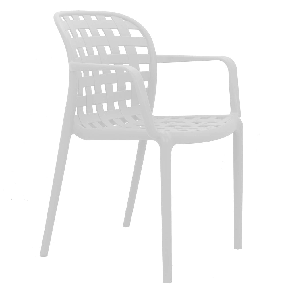 Poltrona da Giardino in Polipropilene cm 58x57 5x82 5 - JEN