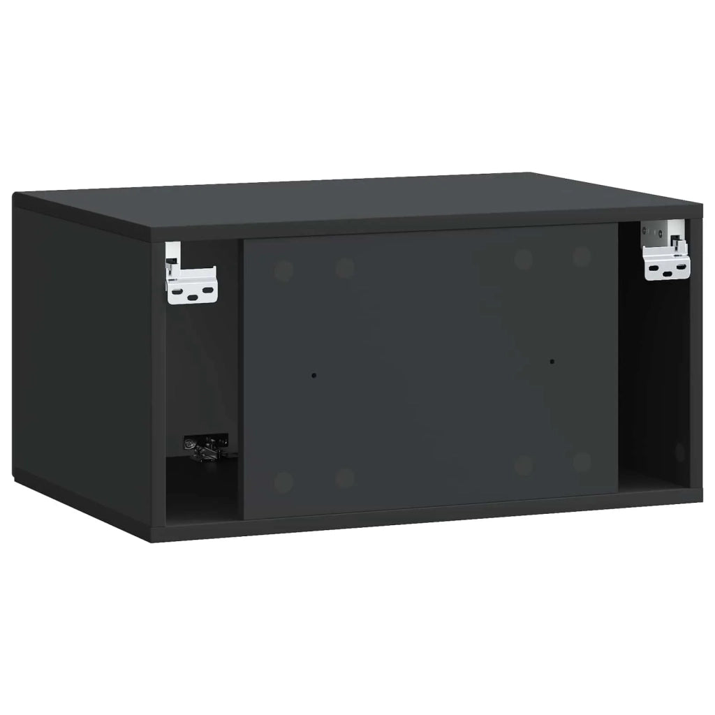 Mobile Porta TV da Muro Nero 59,5 x 41 x 30 cm 897996