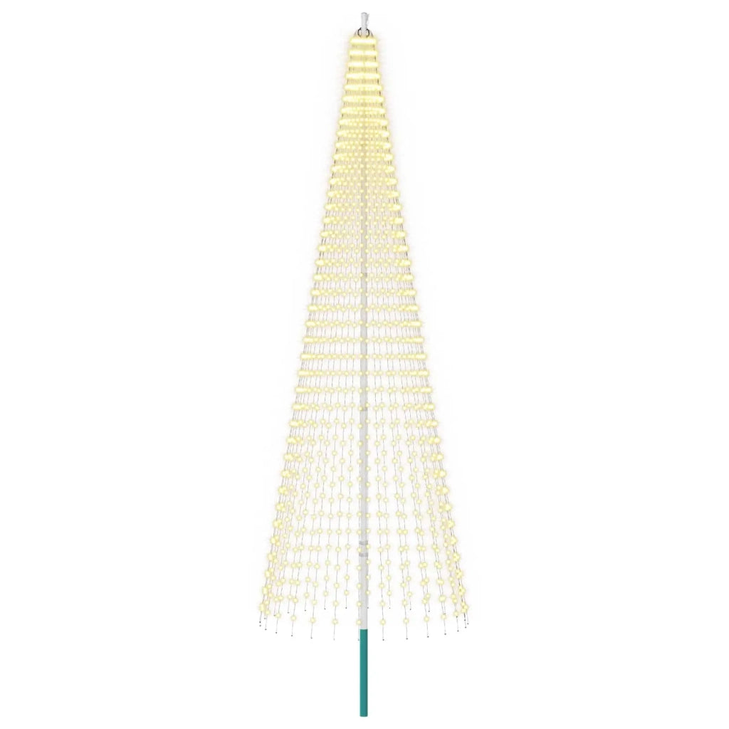 Luci per albero di Natale con picchetti e asta per bandiera 3468901