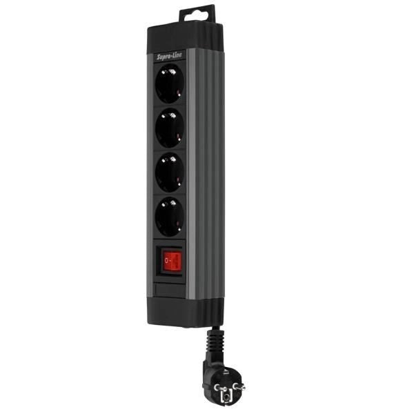 REV 14412513 prolunghe e multiple 1,9 m 4 presa(e) AC Interno Antracite