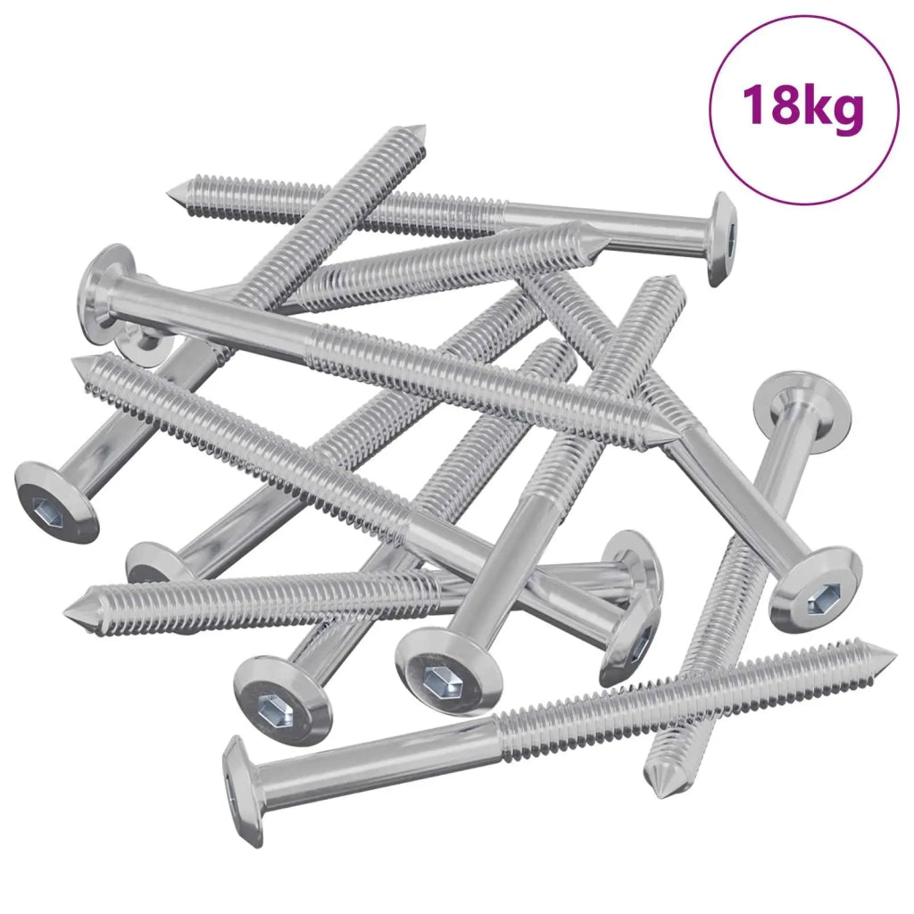 Viti per mobili 1200 pz Argento Acciaio CFW1343156