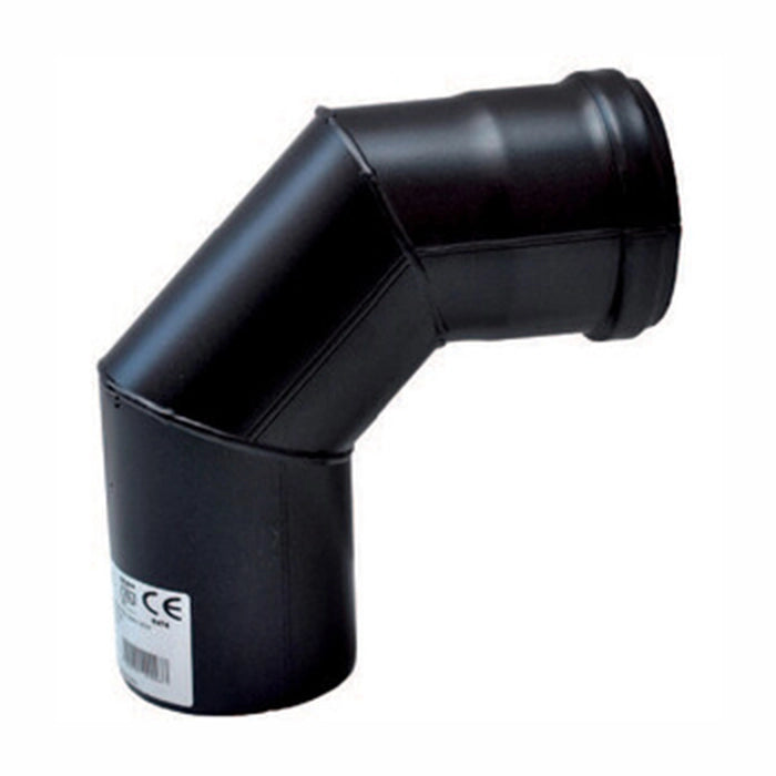 CURVA A 90° P/STUFA A PELLET D 8 CM