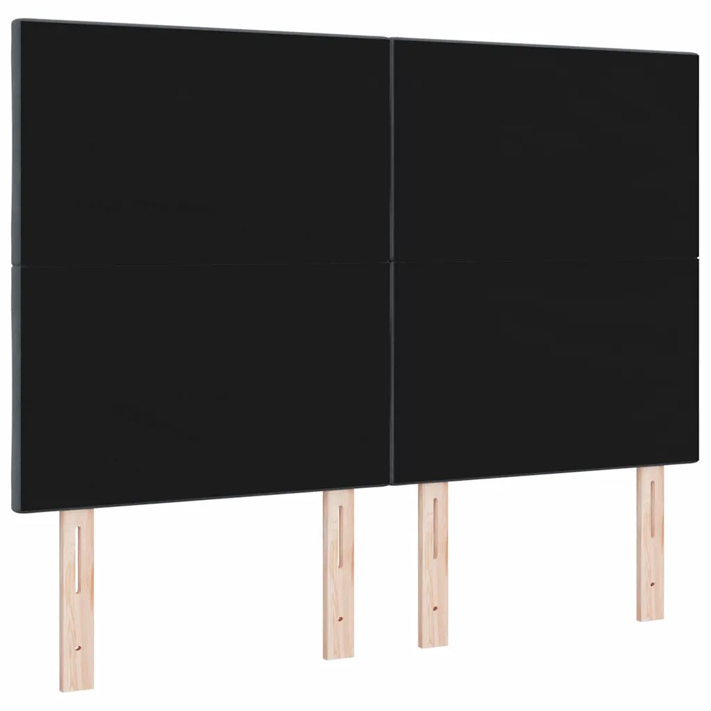 Testiera LED Geometrico Grigio scuro 160 cm Velluto 3338535