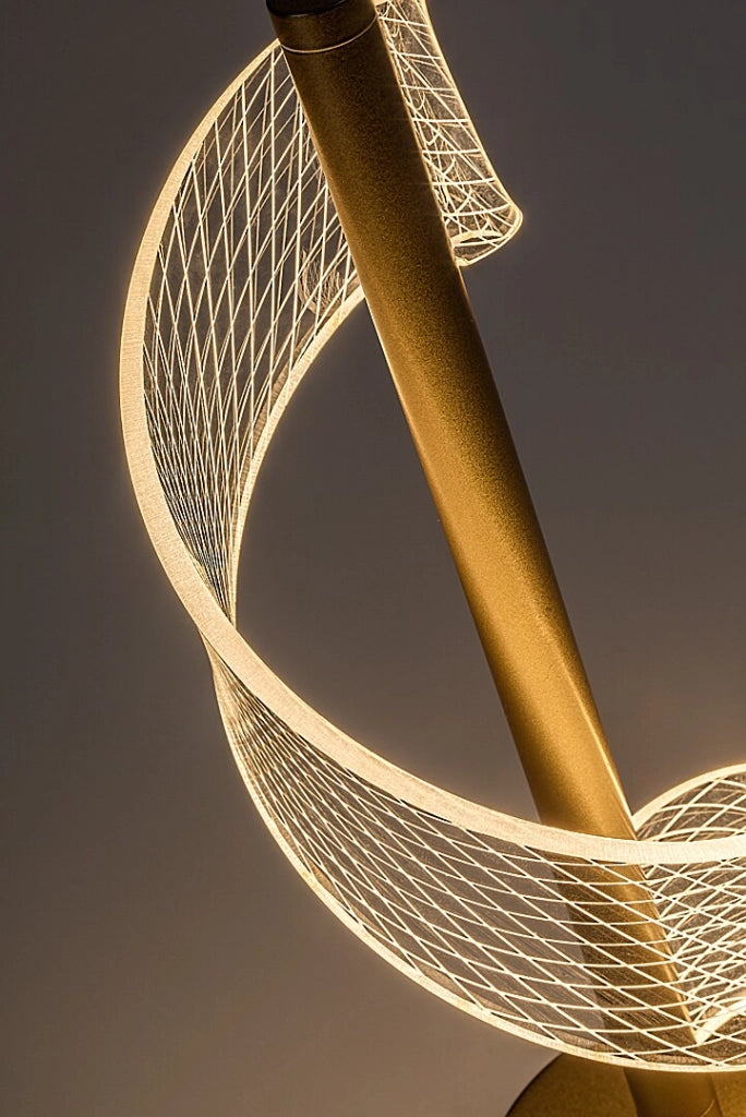 Lampada da tavolo Zofrael LED oro trasparente Rabalux