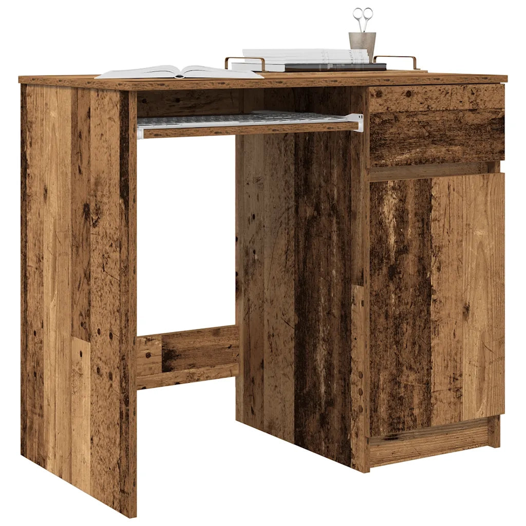 Scrivania Legno Antico 86x49x76 cm in Legno Multistrato 861830