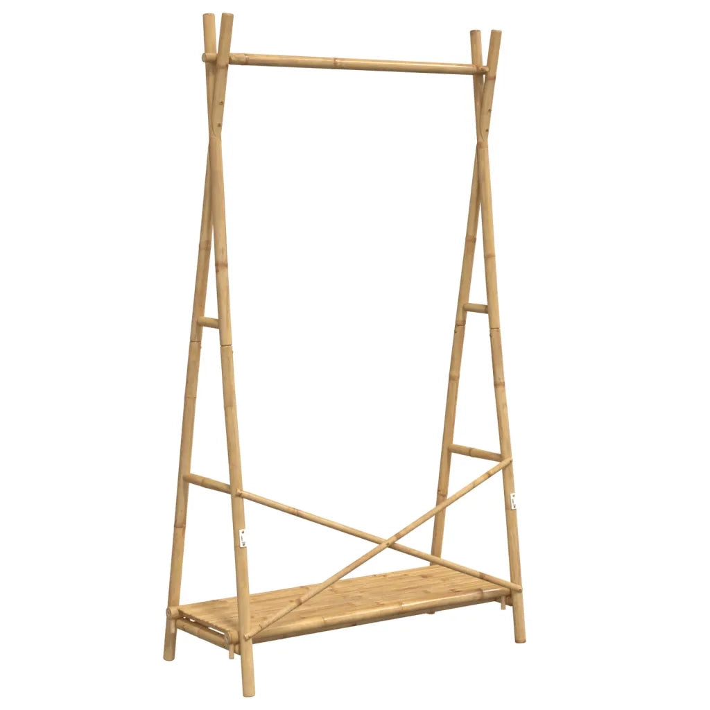 Appendiabiti con Ripiano 102x50x190 cm in BambÃ¹