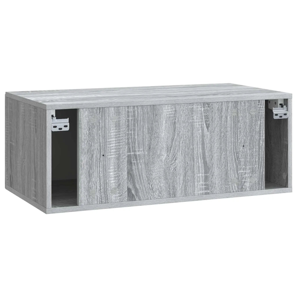 Mobile Porta TV da Muro Grigio Sonoma 78,5 x 41 x 30 cm