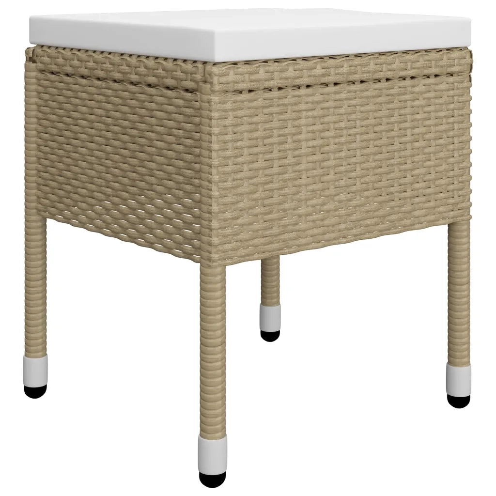 Set Mobili da Pranzo per Giardino 5 pz Beige 3071937