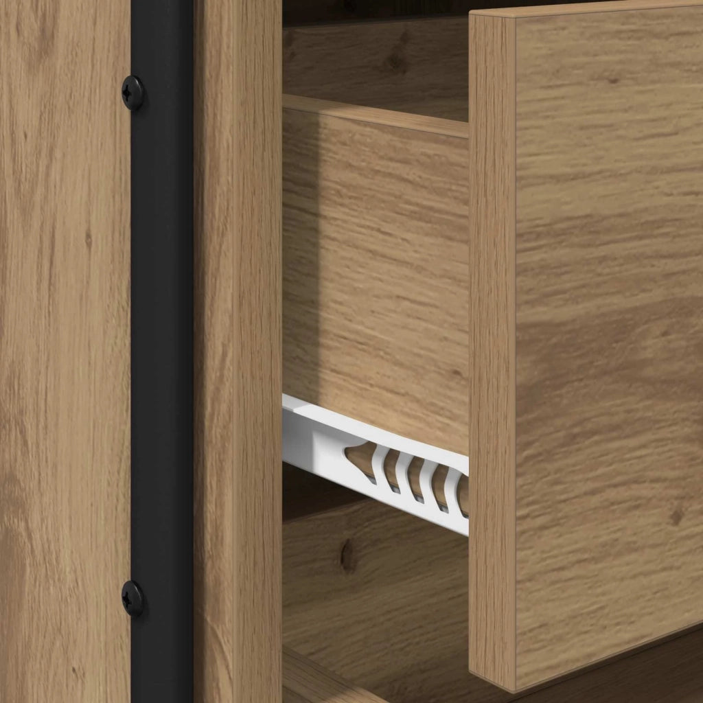 Armadio da Notte Rovere Artigianale Legno ingegnerizzato 8007633