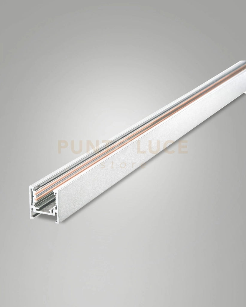 BINARIO 48V BIANCO H2,74cm L100cm CON TAPPI IP20