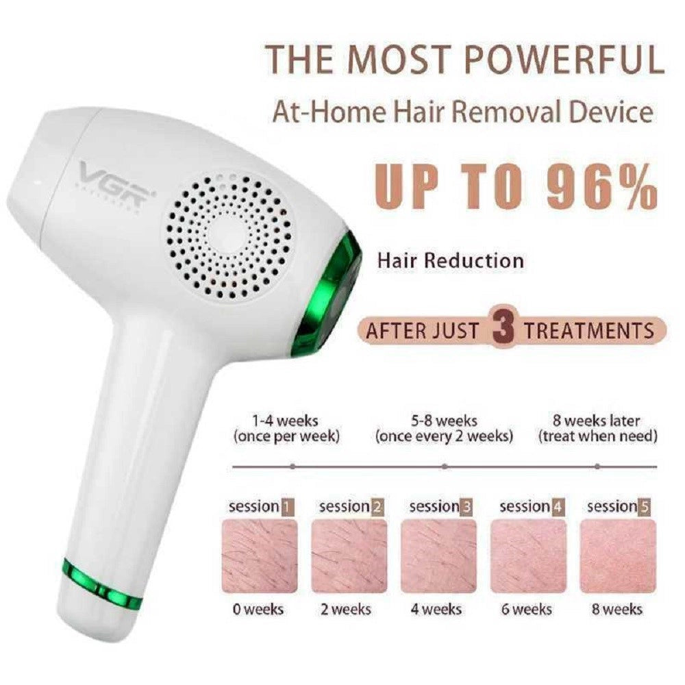 Trade Shop - Depilatore Luce Pulsata Professionale Flash Indolore Laser Viso Corpo Vgr V-716 -