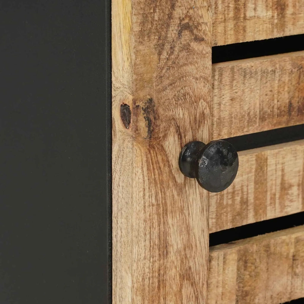 Armadio pensile con porta Marrone e Nero 38 x 33,5 x 48 cm 4018864