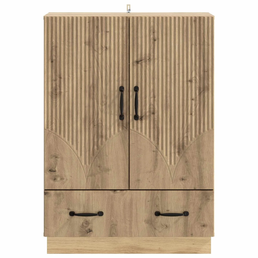 Credenza con cassetto Rovere Artigianale 66 x 34,5 x 92 cm