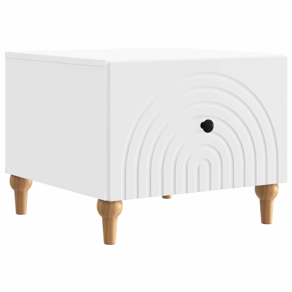 Tavolino da salotto Bianco 49 x 50 x 40 cm Legno ingegnerizzato 894275