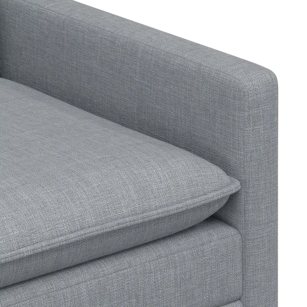 Set di divani 2 pz Grigio Chiaro Tessuto 3417137