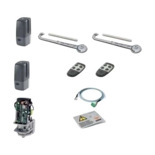 SET AUTOMAZIONE A BRACCIO CANCELLI BATTENTE CARDIN KT-BL3924MCD EX 205/BL3924CSD