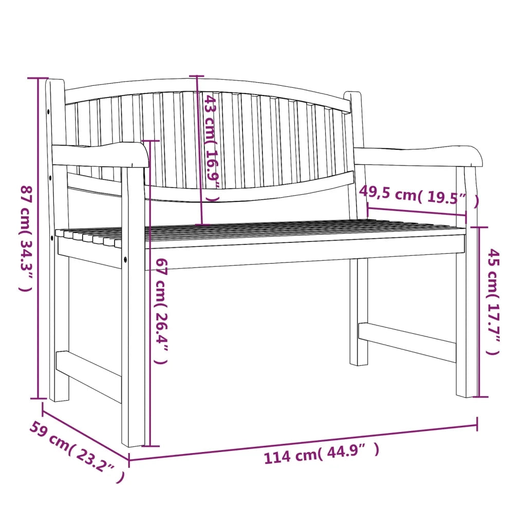 vidaXL Set da Pranzo per Giardino 3 pz in Legno Massello di Teak