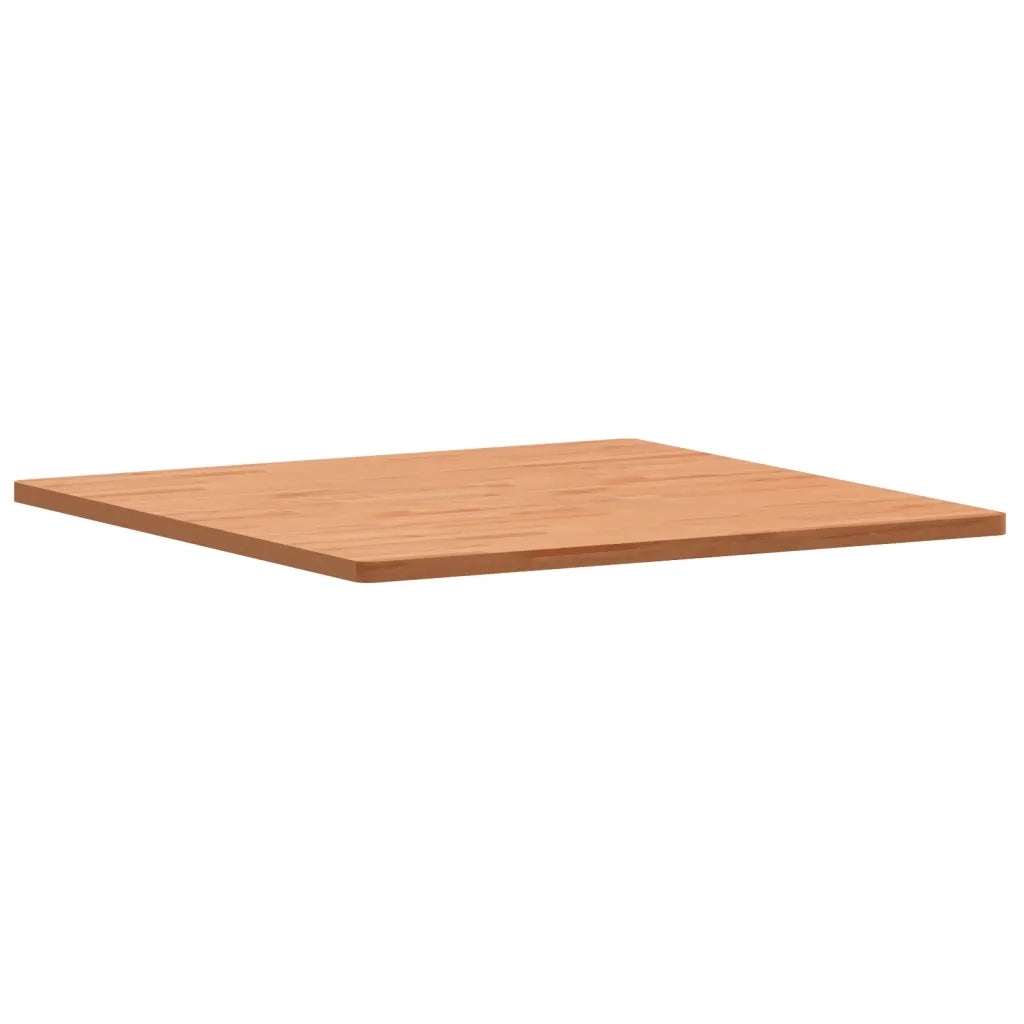 Piano per Tavolo 90x90x2,5 cm Quadrato Legno Massello di Faggio 355977