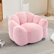 Poltrona Divanetto Lotus ¨C MINIMAL ¨C Velluto Rosa Morbido, Senza Montaggio