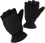 Corona d'oro - Manopole invernali - Muffe senza dita in pile polare - Impermeabili e calde - Unisex - Ideali per l'utilizzo con smartphone - Perfette per l'inverno
