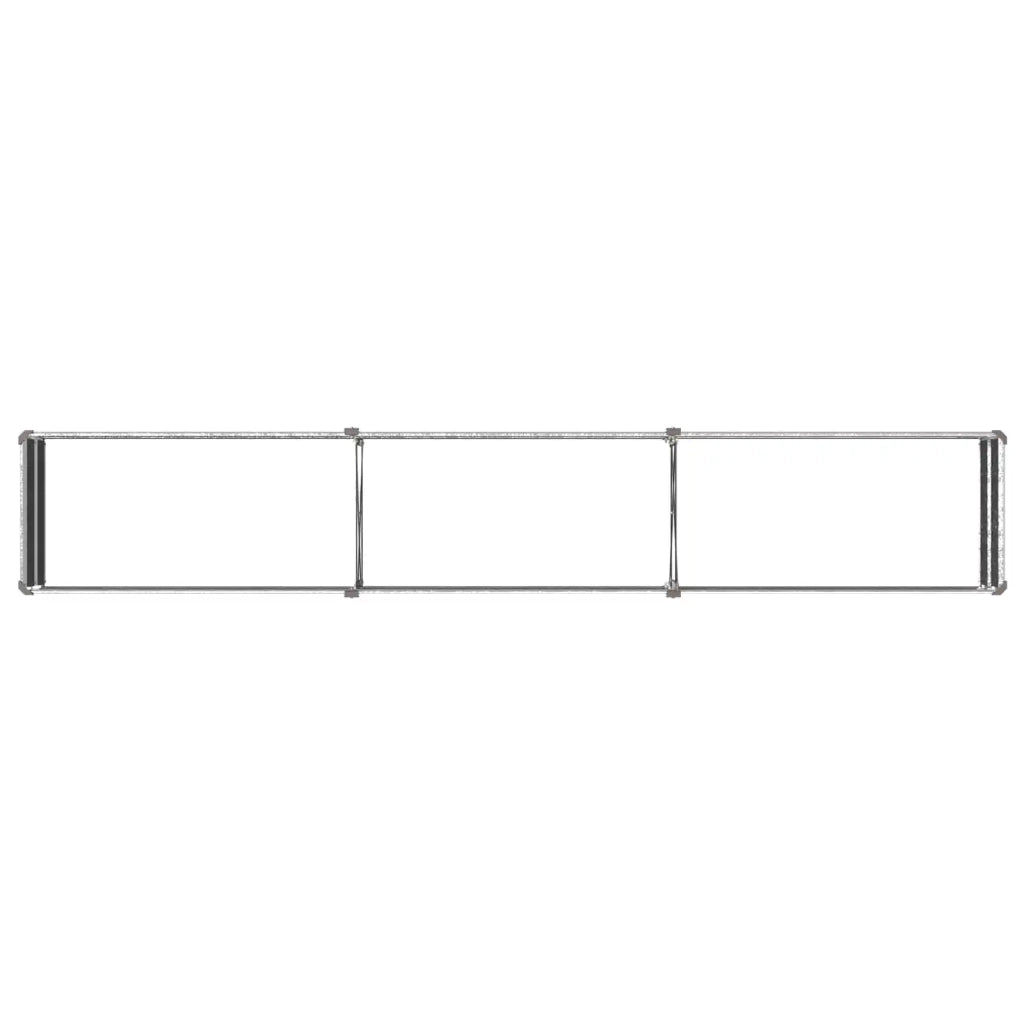 Letto rialzato da giardino Argento 240 x 40 x 24 cm 8006335