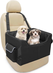 Sedile per cani - molto stabile e cintura di sicurezza - per cani piccoli o medi - lavabile - grande capacità - per sedile anteriore e divano posteriore.