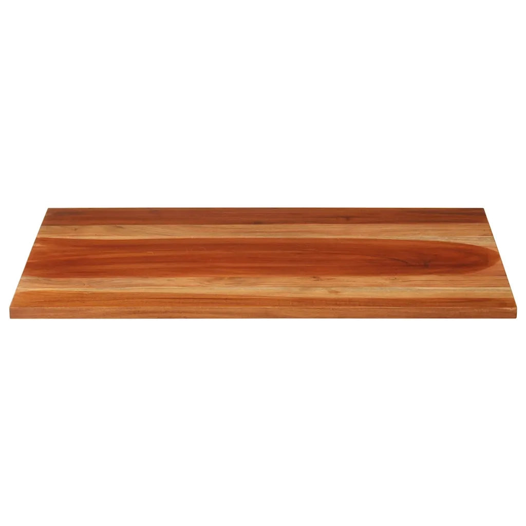 Piano Tavolo in Legno Massello di Acacia 25-27 mm 60x100 cm