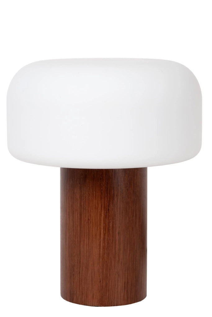 Lampada da tavolo scandinava Kenan legno 1xE14 Lucide