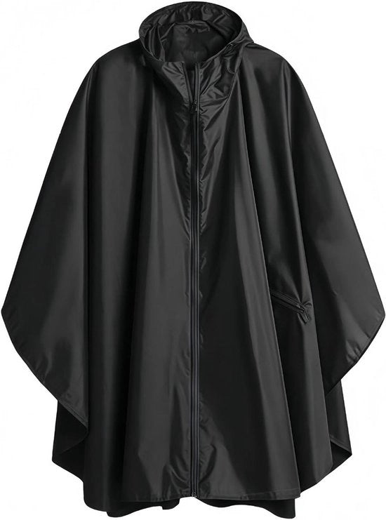 Poncho per uomo e donna - impermeabile e leggero - ripiegabile - con cappuccio - ideale per camminate e campeggio